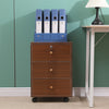 Mobile 3 Drawers Filing Cabinets Printer Stand Pedestal Lockable Bedside Table
