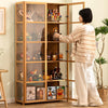 Acrylic Cisplay Cabinet Collection Standing Display Cabinet 161CM Double Door