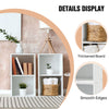 White 2-5 Tier Cube Bookcase Display Bookshelf Storage Unit Shelving Wooden Rack