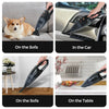 Car Hoover with Large-Capacity Battery, Handheld Vacuum Cleaner for Car/Home