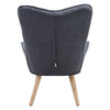 Leisure Single Sofa Armchair Modern Wing Back Chesterfield Button Accent Chair