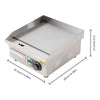 Commercial Kitchen Electric Countertop Griddle Flat Top BBQ Grill Hot Plate
