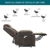 ELECTRIC POWER LIFT RISER RECLINER CHAIR SOFA ARMCHAIR W/ CUP HOLDERS & USB PORT