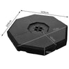 4PCS Outdoor Cantilever Offset Umbrella Base Plate Weight Stand Base Stand Black