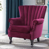 Wing Back Fireside Armchair Elegant Queen Anne Chair Living Room Home Club Sofa