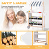 Wooden Grocery Store Portable Play Store Toddler Supermarket Toy