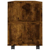 Camerina TV Cabinet Smoked Oak 102x34.5x43 Engineered Wood,TV Stand T4S9