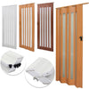 PVC Wood Effect Folding Door Internal Doors Accordion Concertina Sliding Door