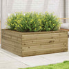 Garden Planter 110x110x46 Impregnated Wood Pine F9P5