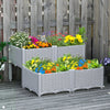 Garden Raised Bed Outdoor Planter Patio Flower Vegetables Pot Plant Container