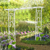 Strong Metal Wedding Arch Garden Climbing Plants Support Archway Pergola Trellis