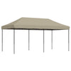 Foldable Party Tent - Taupe 580x292x315 A5N1