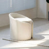 Soft Teddy Boucle Makeup Chair Upholstered Vanity Stool Dressing Table Chair uk