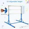 Kids Foldable Gymnastics Bar Adjustable Horizontal High Bars Home Training Gym