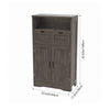 Kitchen Cupboard Storage Cabinet Living Room Sideboard 2 Doors 2 Drawers Shelf