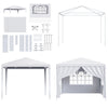 3x3m Gazebo Marquee Heavy Duty Garden Party Canopy Waterproof Tent with 4 Sides
