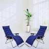 Zero Gravity Chair Set of 2 Outdoor Garden Sun Lounger Padded Recliner Cushions