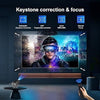 Smart Mini Projector with WiFi and Bluetooth 4K Video Portable Ceiling Projector