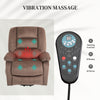 Riser and Recliner Chair Lift Chair with Vibration Massage, Heat, Brown