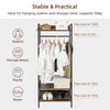 Large 3-Tier Metal Clothes Rail Hall Open Wardrobe Closet Anti-slip Board Shelf