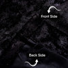 Crushed Velvet Curtains Eyelet Ring Top Ready Made Lined Pair Curtains