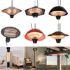 Electric Heater Garden Heating Free Standing/Wall-mounted/Hanging Outdoor Warmer