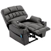 Massage Heat Armchair Single Sofa Electric Riser Lounge Recliner Chair Grey