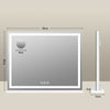 ELECWISH Hollywood Mirror LED Lighted Vanity Makeup Mirror 70*55cm 10x Magnifier