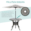 Cast Aluminium Garden Table And Chairs Outdoor Dining Bistro Furniture White Set