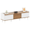 TV Stand TV Unit Sideboard Cabinet 160 cm 2-Doors 2 Drawers Modern Design White