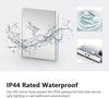 EMKE 600 X 800 mm LED Bathroom Mirror with Fuse, Wall Mounted Smart Bathroom Van
