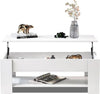 Coffee Table With Storage Lift Top Up Drawer Shelf Wooden Living Room Furniture