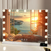 Hollywood Mirror Vanity Make Up Mirror with Lights 17 LED Dressing Table Mirror
