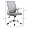 Mesh Home Office Chair Swivel Task Computer Desk Chair w/ Lumbar Support, Grey