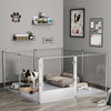 XXL Heavy Duty Dog Playpen Acrylic Panel Whelping Box Pet Crate Kennel Fence Pen