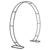 Large Moon Gate Arch Frame Walk Through Flowers Circular Standing Wedding Party