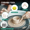 350W Electric Pottery Wheel 25cm Turntable Ceramic Forming Machine for Adults