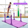 Double Horizontal Gymnastics Training Bar Height Adjustable Parallel Gym Bars