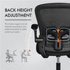 Home Office Chair Computer Mesh Desk Chair with Adjustable Arms and Height Black
