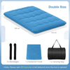 190 x 135 x 10 cm Japanese Floor Mattress Futon Mattress Roll up Mattress-Navy
