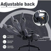 Gaming Chair, Computer Chair with Footrest, Headrest and Lumbar Support