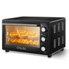 OYAJIA Mini Oven 28L Countertop Electric Grill w/ Temp Timer Control 1500W Jljwr