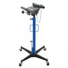 Vertical Hydraulic Transmission Gearbox Jack 500kg Height 127-208cm Swivel Wheel