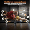 Massage Gun Deep Tissue, Portable Muscle Massage Device with 10 Massage Heads