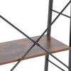 Industrial Bookcase Ladder Shelf Unit Rack Storage Shelving Bookshelf Home Stand