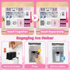 Large Kitchen Playset for Boys Girls Pretend Play Chef Toys Set Pink