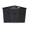Metal Garden Shed 6 X 8 FT Garden Storage Vents Grey STATELY STORE