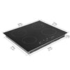 Plug in Induction Hob,4 Zones Electric Hob 59cm,with Touch Control & Safety Lock
