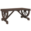 Garden Coffee Table Outdoor Patio Dining Solid Wood Fir