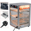 Commercial Hot Food Warmer Display Cabinet Showcase Pie Pizza Heated Counter Top